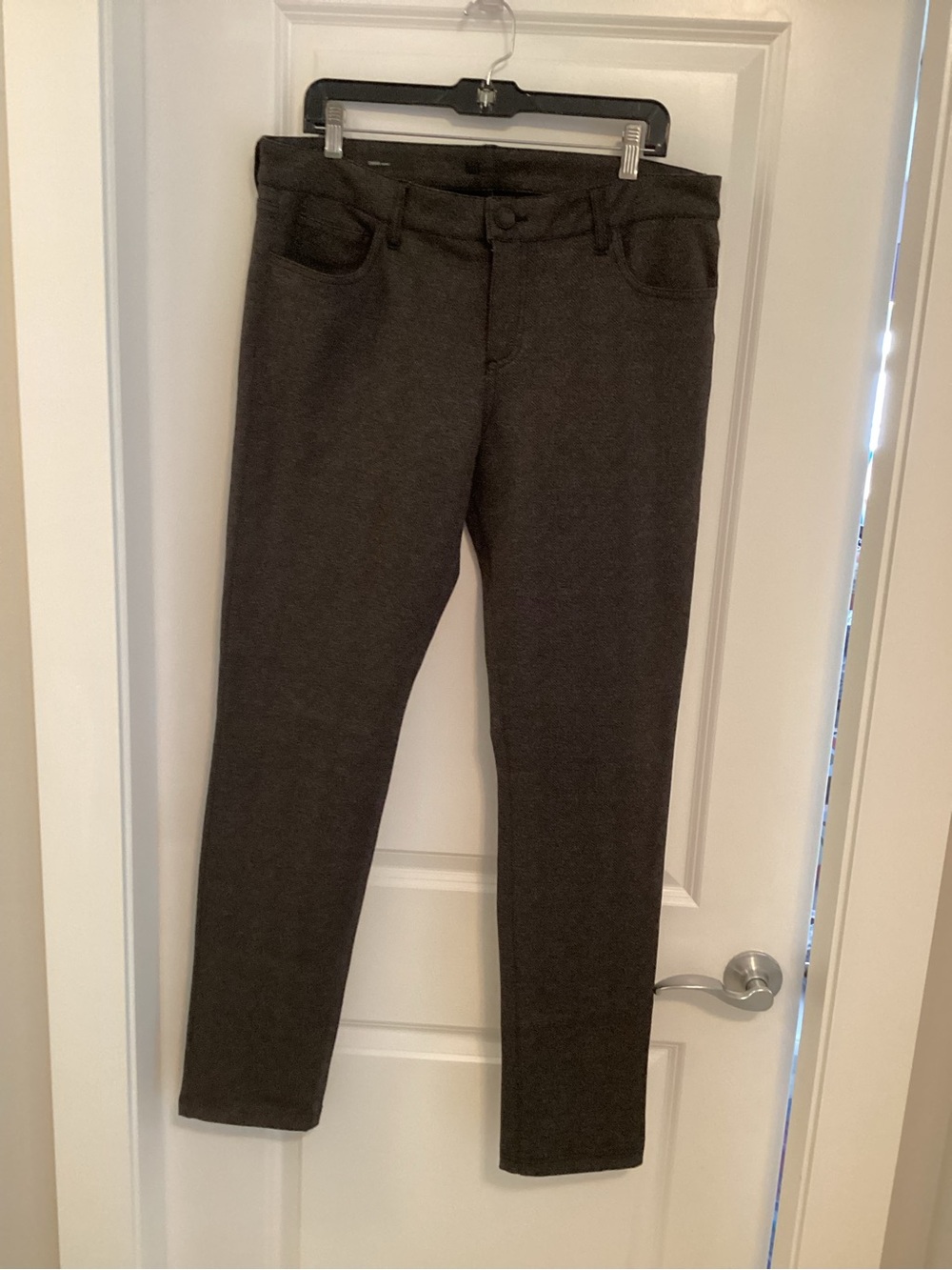 Kut from the Kloth Slim Ponte Pants - Dark Charcoal